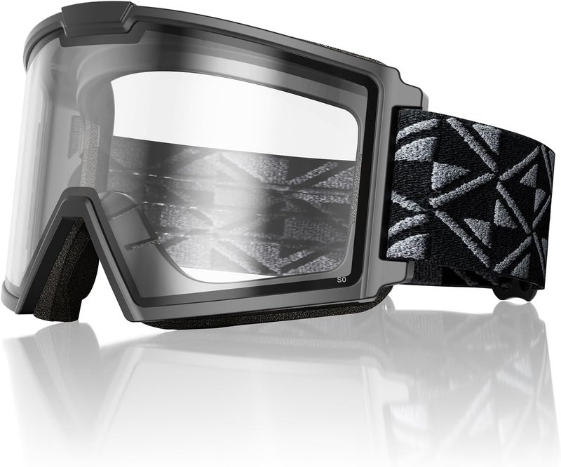 Innerking OTG Ski Goggles SGS Approved, Over Glasses Snow Snowboarding Winter Goggles Anti Fog for Adult, Youth, Men Women - Image 1